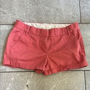 J. Crew Women's Coral Shorts, Size 6